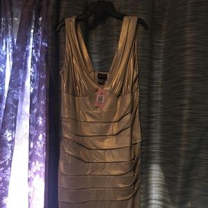 Torrid light gold dress